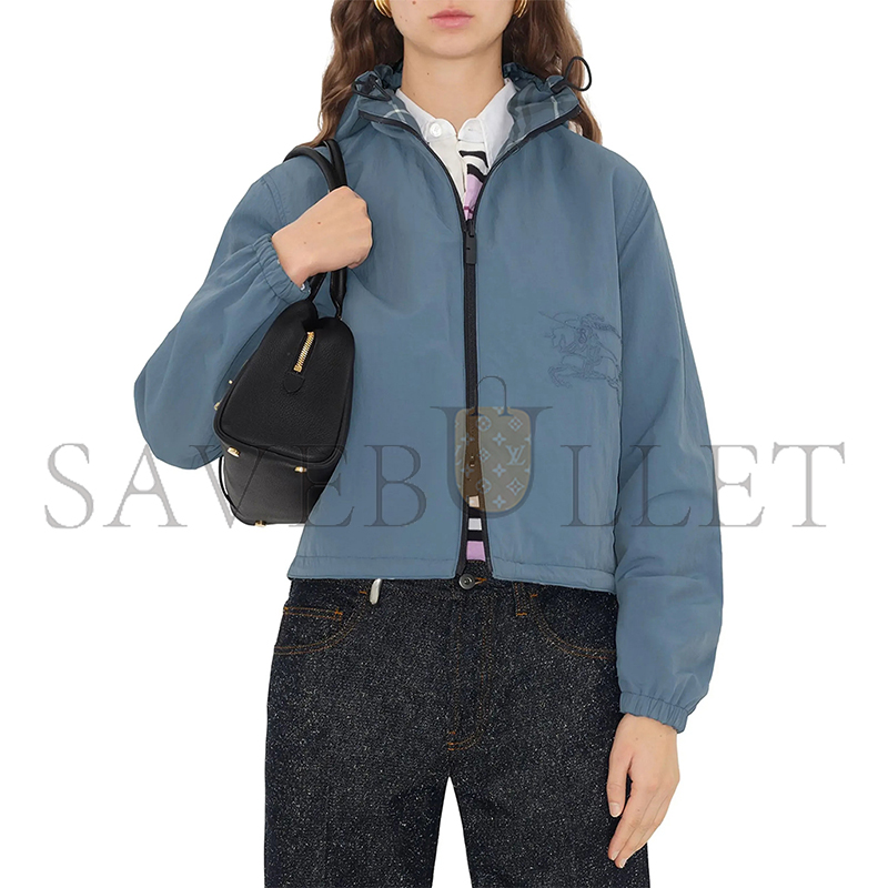 Bv*b*rry blue reversible check jacket 8105851